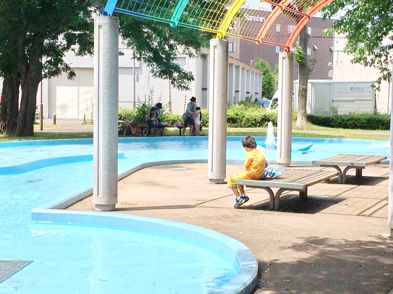 東札幌公園の遊水池