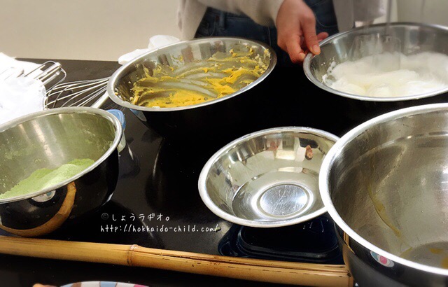 生地作りからじっくりと!